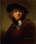 'Tronie' of a Young Man with Gorget and Beret, c.1639 by Harmensz Van Rijn Rembrandt