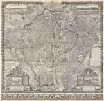 1652 Gomboust Map of Paris, France
