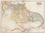 1814 Thomson Map of the West Indies Central America