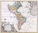 1846 Homann Heirs Map of North America
