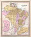 1850 Mitchell Map of Brazil, -1849