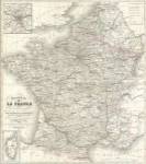 1852 Levasseur Map of France