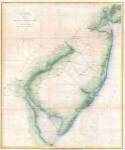 1873 U.S. Coast Survey Chart NJ and the Delaware Bay