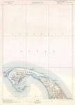 1900 U.S. Geological Survey Map of Provincetown, Cape Cod, Massachusetts 1900