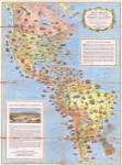 1930 Pictorial Map of North America and South America