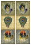 2-Up Feather Triptych II by Jennifer Goldberger