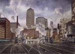 20Th Century Ltd., Leaving Chicago by Stanton Manolakas