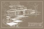 301 Cypress Dr. Sepia - Inverse by Larry Hunter