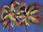 5 Crazy Palms by Jean Bradley