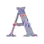 A by Green Girl Canvas