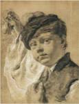 A Boy Holding a Pear by Giovanni Battista Piazzetta