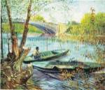 A Fisherman in His Boat by Vincent van Gogh