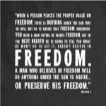A Man Who Believes in Freedom by Veruca Salt