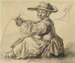 A Milkmaid by Aelbert Cuyp