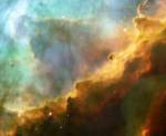 A Perfect Storm of Turbulent Gases in the Omega/Swan Nebula (M17) by NASA, ESA, STScl
