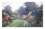 A Summer Garden by Alfred De Breanski