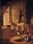 A Warrior in Thought by Harmensz Van Rijn Rembrandt