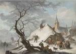 A Winter Scene by Hendrik Meyer
