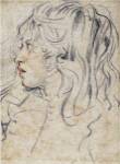 A Young Man Standing by Jan Cossiers