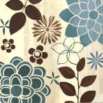 Abstract Garden Blue II by Veronique Charron