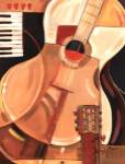 Abstract Guitar by Paul Brent