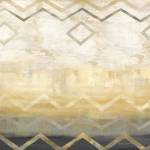 Abstract Waves Black/Gold I by Cynthia Coulter