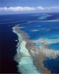 Aerial view of a coastline, Hardy Reef, Great Barrier Reef, Whitsunday Island, Australia
