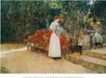 After Breakfast, 1887 by Childe Hassam