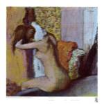 After the Bath by Edgar Degas