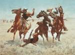 Aiding a Comrade by Frederick S. Remington