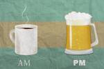 AM Coffee PM Beer by Lantern Press