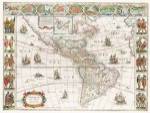 Americae nova Tabula - Map of North and South America