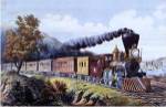 American Express Train by Currier and Ives