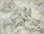 Angels Bearing the Column of the Passion by Friedrich Sustris
