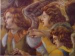 Angels (Detail from The Coronation) by Sandro Botticelli