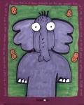 Animadoodle - Elephant Size 8x10 by Animadoodle