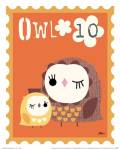 Animal Stamps - Owl by Jillian Phillips