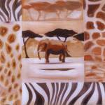 Animals of the Veld - Elephant by Alfred Gockel