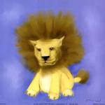 Anthony Morrow - Lion Size 7x7 by Anthony Morrow