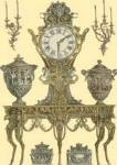 Antique Decorative Clock II by Francesco Piranesi