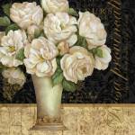 Antique Floral Still Life I by Pamela Gladding