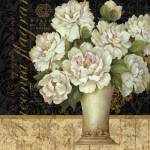 Antique Floral Still Life II by Pamela Gladding