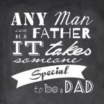 Any Man Can Be A Father Square by Veruca Salt