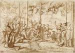Apollo and the Muses on Mount Parnassus by Nicholas Poussin