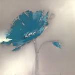 Aqua Platinum Petals I by J.P. Prior