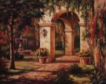 Arch Courtyard I by Sung Kim