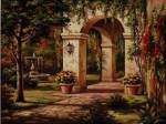 Arch Courtyard I by Sung Kim