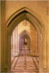 Arched doorways at the National Cathedral, Washington D.C., USA