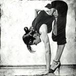 Ardha Baddha Padmottanasana by Gosia Janik