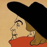 Aristide Bruant (detail) by Henri De Toulouse-Lautrec
